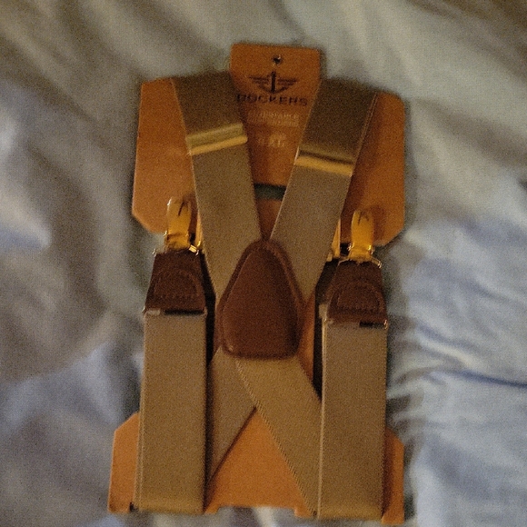 Dockers Tan Suspenders - Picture 1 of 4